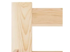 vidaXL Massivholzbett Kiefer 120x200 cm649442