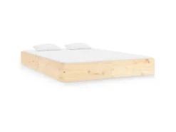 Betten^vidaXL Massivholzbett 120x200 cm1279638