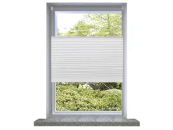 Plissees^vidaXL Plissee Faltrollo Rollo Plisseerollo 100x150cm Weiß