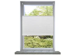 Plissees^vidaXL Plissee Faltrollo Rollo Plisseerollo 40x150cm Weiß