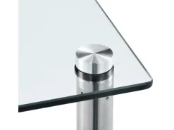 Vitrinen^vidaXL Regal mit 6 Ablagen Transparent 40x40x160 cm Hartglas