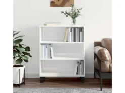 Sideboards^vidaXL Regalschrank Hochglanz-Weiß 69,5x32,5x90 cm Holzwerkstoff 828390