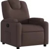 vidaXL Relaxsessel Dunkelbraun Stoff Modell 28