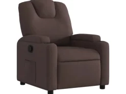 vidaXL Relaxsessel Dunkelbraun Stoff Modell 28