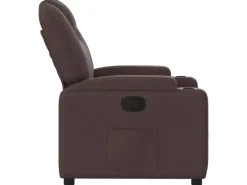 vidaXL Relaxsessel Dunkelbraun Stoff Modell 28