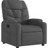 Sessel^vidaXL Relaxsessel Dunkelgrau Stoff Modell 59