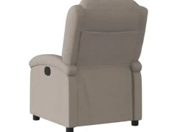 vidaXL Relaxsessel Elektrisch Taupe Stoff Modell 23