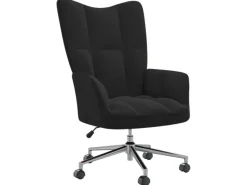 Sessel^vidaXL Relaxsessel Schwarz Samt Modell 13