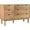 Sideboards|Kommode^vidaXL Schubladenschrank OTTA 113,5x39,5x73 cm Massivholz Kiefer