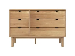 Sideboards|Kommode^vidaXL Schubladenschrank OTTA 113,5x39,5x73 cm Massivholz Kiefer