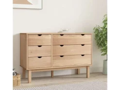Sideboards|Kommode^vidaXL Schubladenschrank OTTA 113,5x39,5x73 cm Massivholz Kiefer