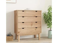 vidaXL Schubladenschrank OTTA 76,5x39,5x90 cm Massivholz