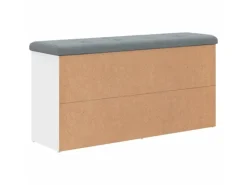 Sitzbänke^vidaXL Schuhbank Weiß 102x32x50 cm Holzwerkstoff