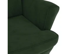 Sessel^vidaXL Sessel Dunkelgrün Samt Modell 1