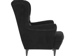 vidaXL Sessel Schwarz Samt Modell 3