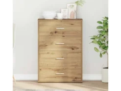 vidaXL Sideboard Artisan-Eiche 60 x 31 x 84 cm Holzwerkstoff 871673