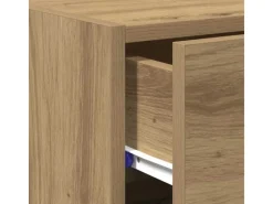 vidaXL Sideboard Eiche Handwerklich 50 x 42,5 x 93 cm Holzwerkstoff 868760