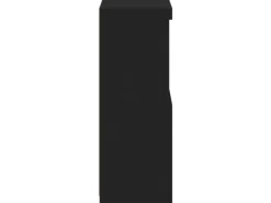 vidaXL Sideboard mit LED-Leuchten Schwarz 41x37x100 cm 836645