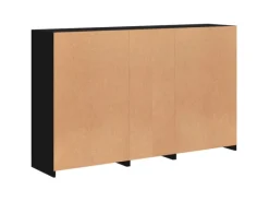 Sideboards^vidaXL Sideboard mit LED-Leuchten Schwarz 162x37x100 cm 3209171