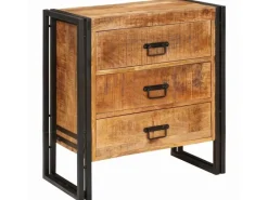 Sideboards^vidaXL Sideboard mit Schubladen Braun 66 x 33 x 70 cm Massivholz Mango 4016718