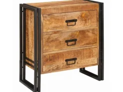 Sideboards^vidaXL Sideboard mit Schubladen Braun 66 x 33 x 70 cm Massivholz Mango 4016718