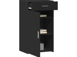 Sideboards^vidaXL Sideboard Schwarz 50x42,5x93 cm Holzwerkstoff 846293