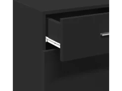 Sideboards^vidaXL Sideboard Schwarz 50x42,5x93 cm Holzwerkstoff 846293