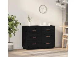 Sideboards^vidaXL Sideboard 100x40x75 cm Massivholz Kiefer 820146