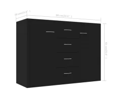 Sideboards|Kommode^vidaXL Sideboard 88x30x65 cm Holzwerkstoff 800685