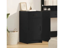 vidaXL Sideboard Schwarze Eiche 40 x 40,5 x 75 cm Holzwerkstoff 865065