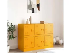 Sideboards|Kommode^vidaXL Sideboard Senf 99x39x73 cm Stahl 841796