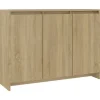 Sideboards^vidaXL Sideboard Sonoma-Eiche 102x33x75 cm Holzwerkstoff 809776