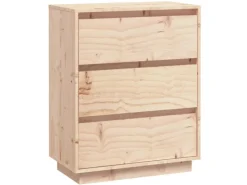 Sideboards^vidaXL Sideboard 60x34x75 cm Massivholz Kiefer 813360