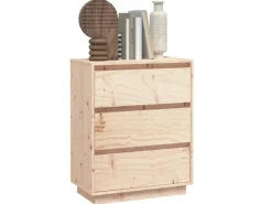 Sideboards^vidaXL Sideboard 60x34x75 cm Massivholz Kiefer 813360