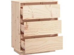 Sideboards^vidaXL Sideboard 60x34x75 cm Massivholz Kiefer 813360