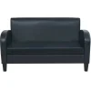 Sofas^vidaXL 2-Sitzer-Sofa Kunstleder Schwarz