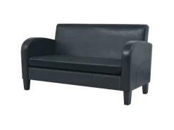 Sofas^vidaXL 2-Sitzer-Sofa Kunstleder Schwarz