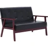 vidaXL 2-Sitzer-Sofa Schwarz Kunstleder Modell 1