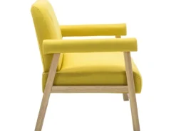 Sofas^vidaXL 2-Sitzer-Sofa Stoff Gelb Modell 3