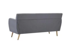 Sofas^vidaXL 3-Sitzer-Sofa Stoff 172x70x82 cm Hellgrau