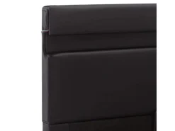 Betten^vidaXL Stauraumbett Hydraulisch mit LED Schwarz Kunstleder 160x200 cm619306