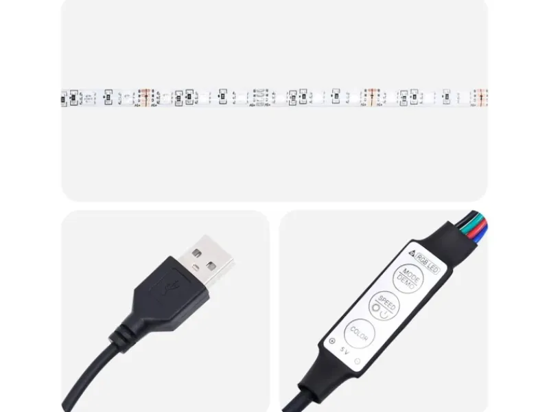Betten^vidaXL Stauraumbett Hydraulisch mit LED Kunstleder 180x200 cm 285545