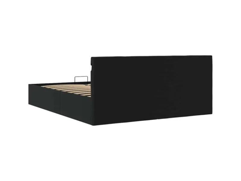 Betten^vidaXL Stauraumbett Hydraulisch mit LED Kunstleder 180x200 cm 285545