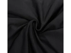 Sessel^vidaXL Stretch Sofahusse 3-Sitzer Schwarz Polyester-Jersey