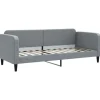 Betten^vidaXL Tagesbett Hellgrau 80x200 cm Stoff1843713