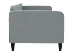 Betten^vidaXL Tagesbett Hellgrau 80x200 cm Stoff1843713