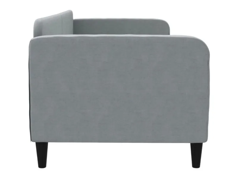 Betten^vidaXL Tagesbett Hellgrau 80x200 cm Stoff1843713