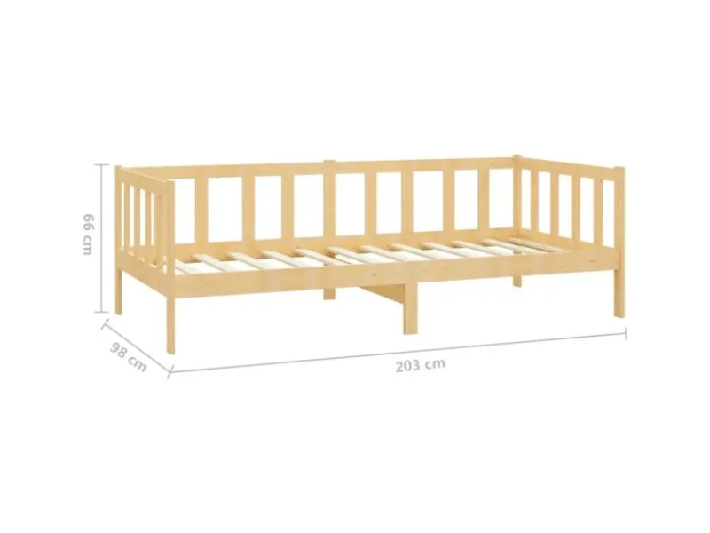 Sofas^vidaXL Tagesbett Kiefer Massivholz 90x200 cm787220