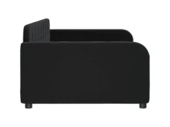 Sofas^vidaXL Tagesbett Schwarz 90x200 cm Samt1846413