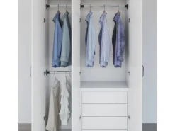 vidaXL Teleskop-Kleiderstangen 2 Stk Silbern 58-100 cm 344373